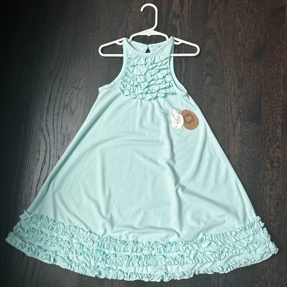 Nest Organics Aqua Dress - Girls Size 7